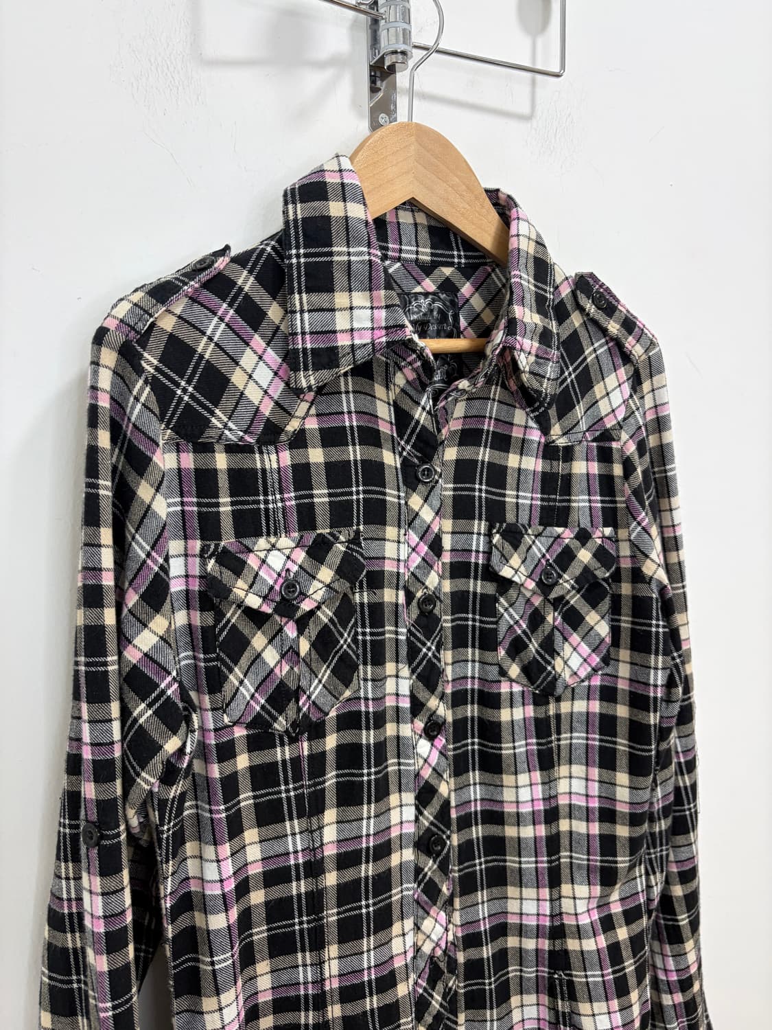 Sweet Girl 핑크 체크 프릴 원피스 상품이미지6