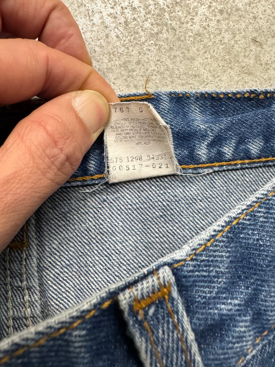 90s 리바이스 517 부츠컷 데님팬츠 usa 상품이미지6