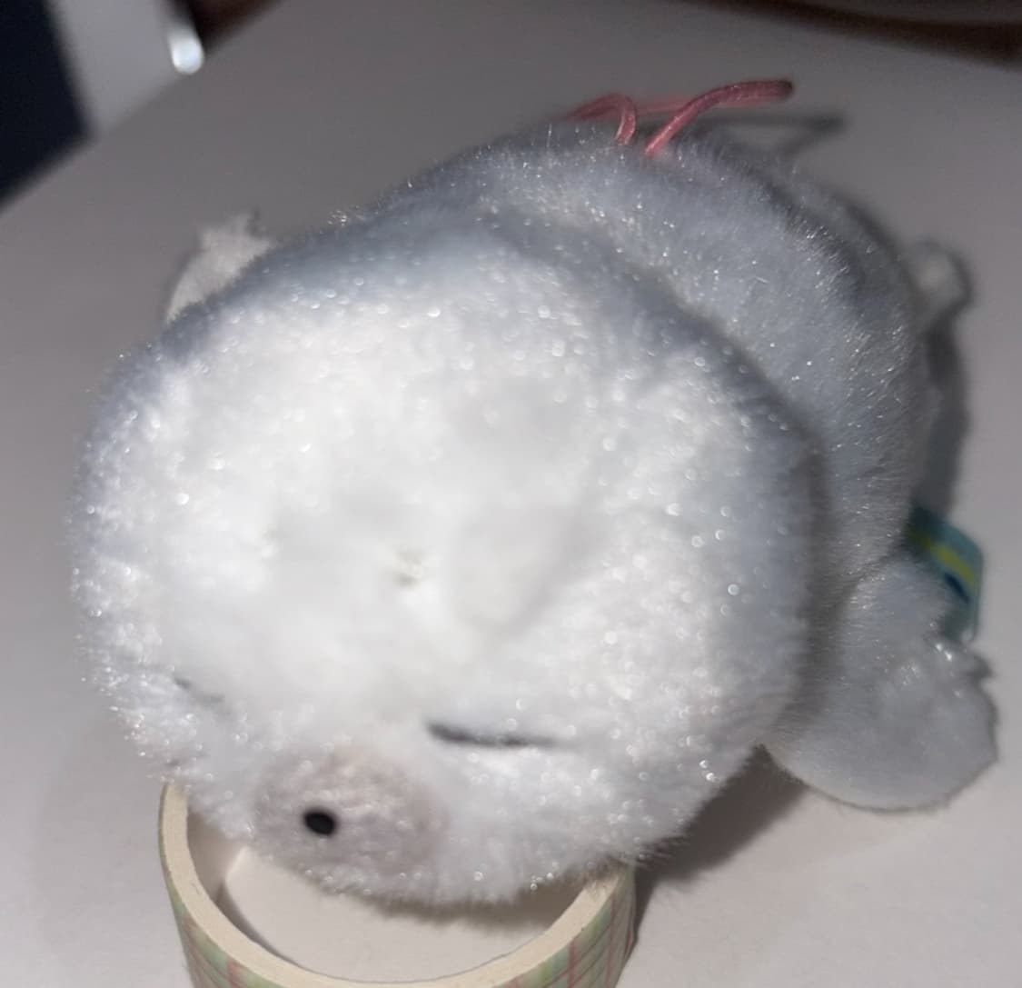흰색 아기 물개 물범 인형 키링 상품이미지2
