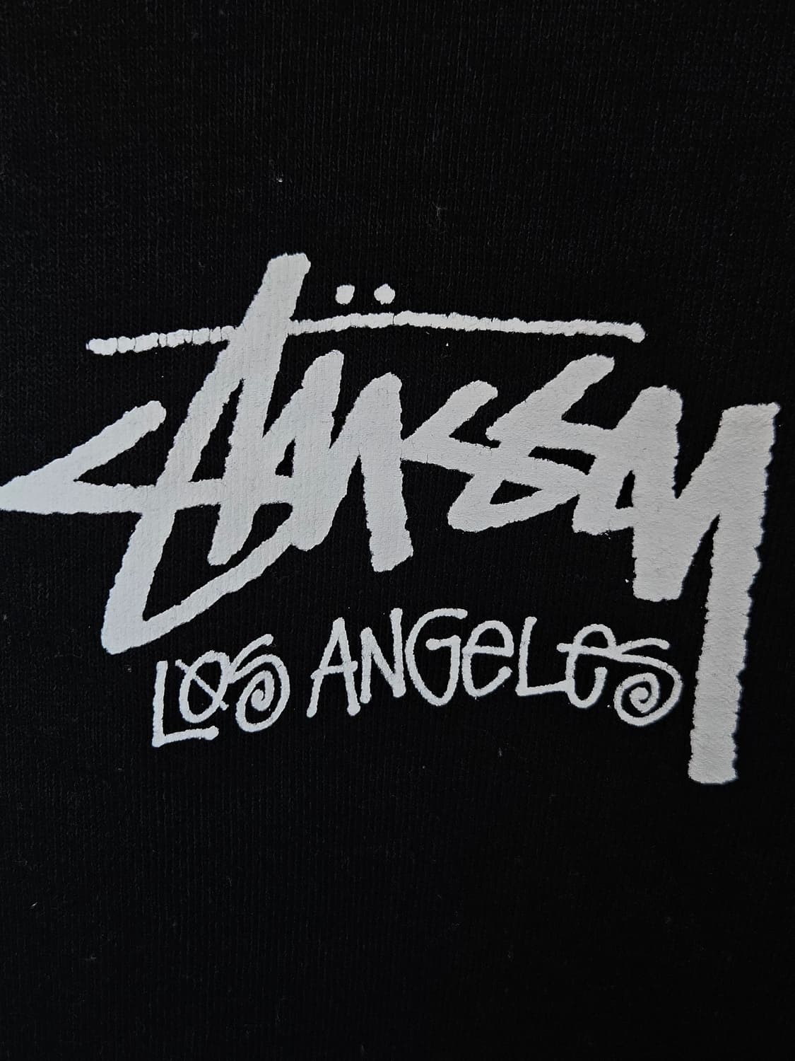 스투시 스탁 로스앤젤레스 반팔 티셔츠 STUSSY 블랙 M 상품이미지3