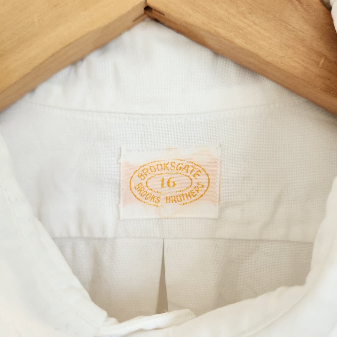 70s 브룩스 브라더스 옥스포드 버튼다운 셔츠(USAmade) 상품이미지6