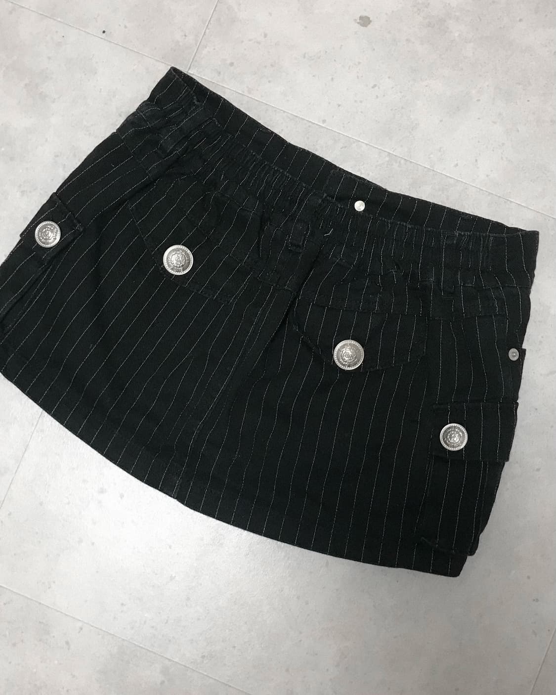 dig deep stripe b♡tton shorts 상품이미지6