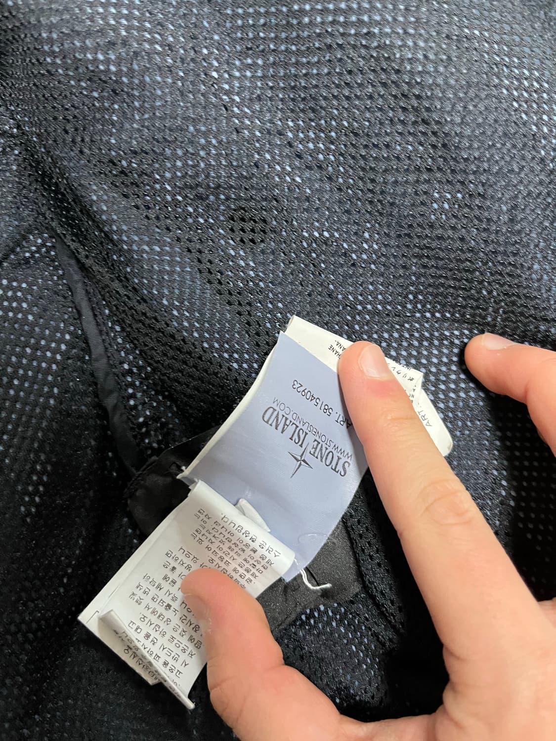 스톤아일랜드 21fw 멤브라나tc 바람막이 상품이미지4