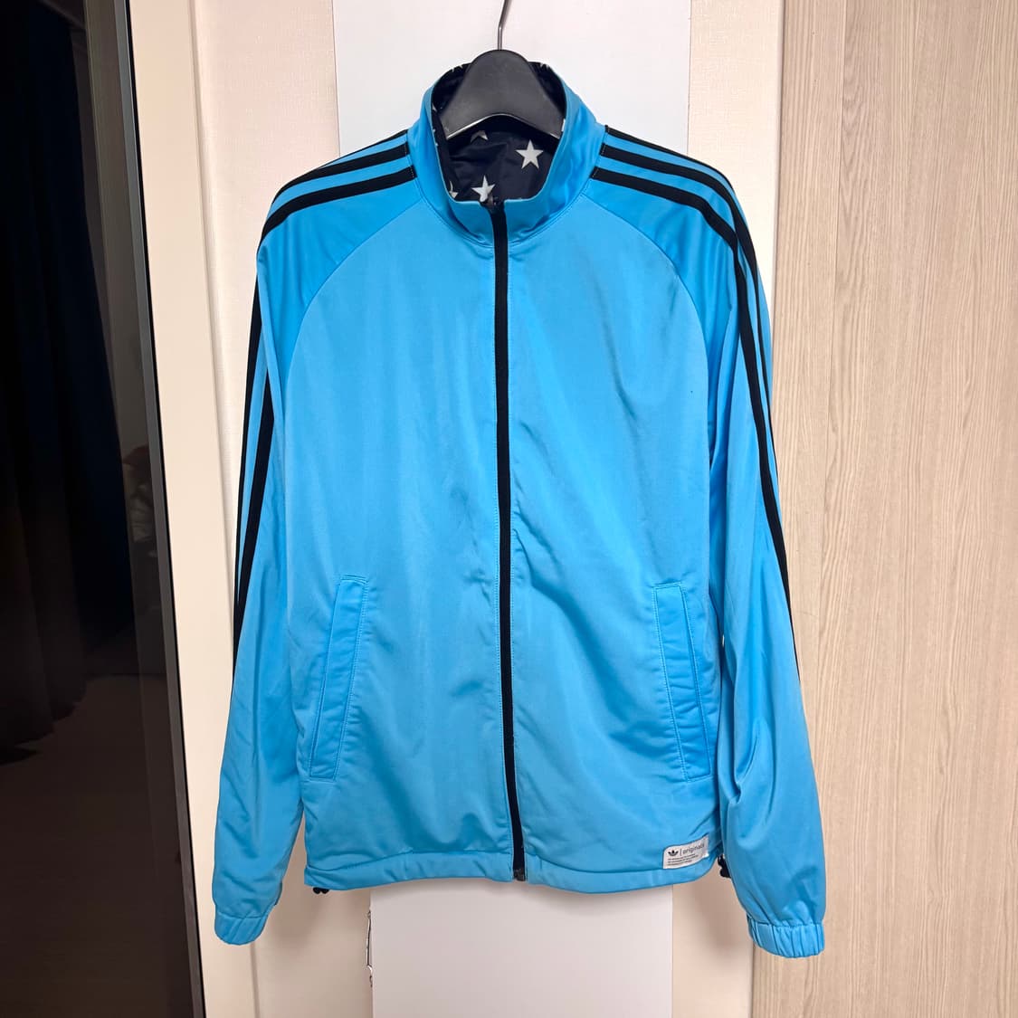 아디다스 리버시블 스카이블루 별스타 트랙탑 져지 90 상품이미지1