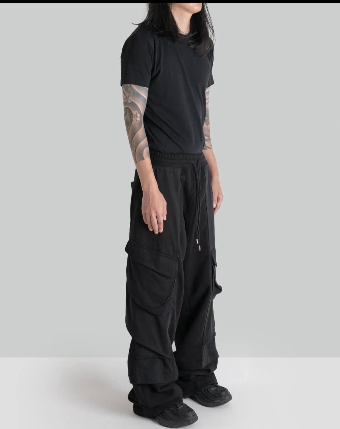 지용킴 빅 사이드포켓 코튼팬츠 23fw 상품이미지1