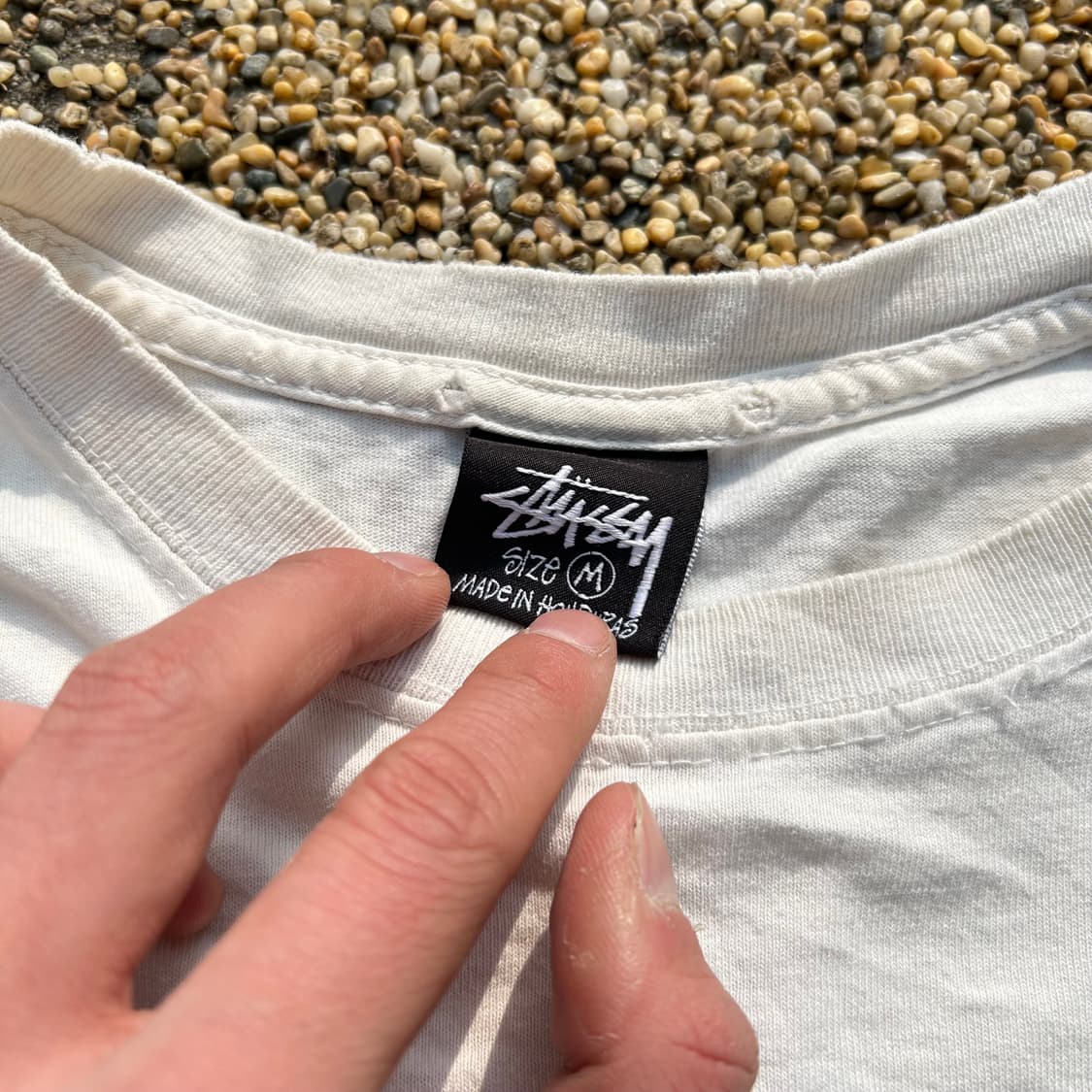 스투시(Stussy) 화이트 다이스 반팔티 상품이미지4