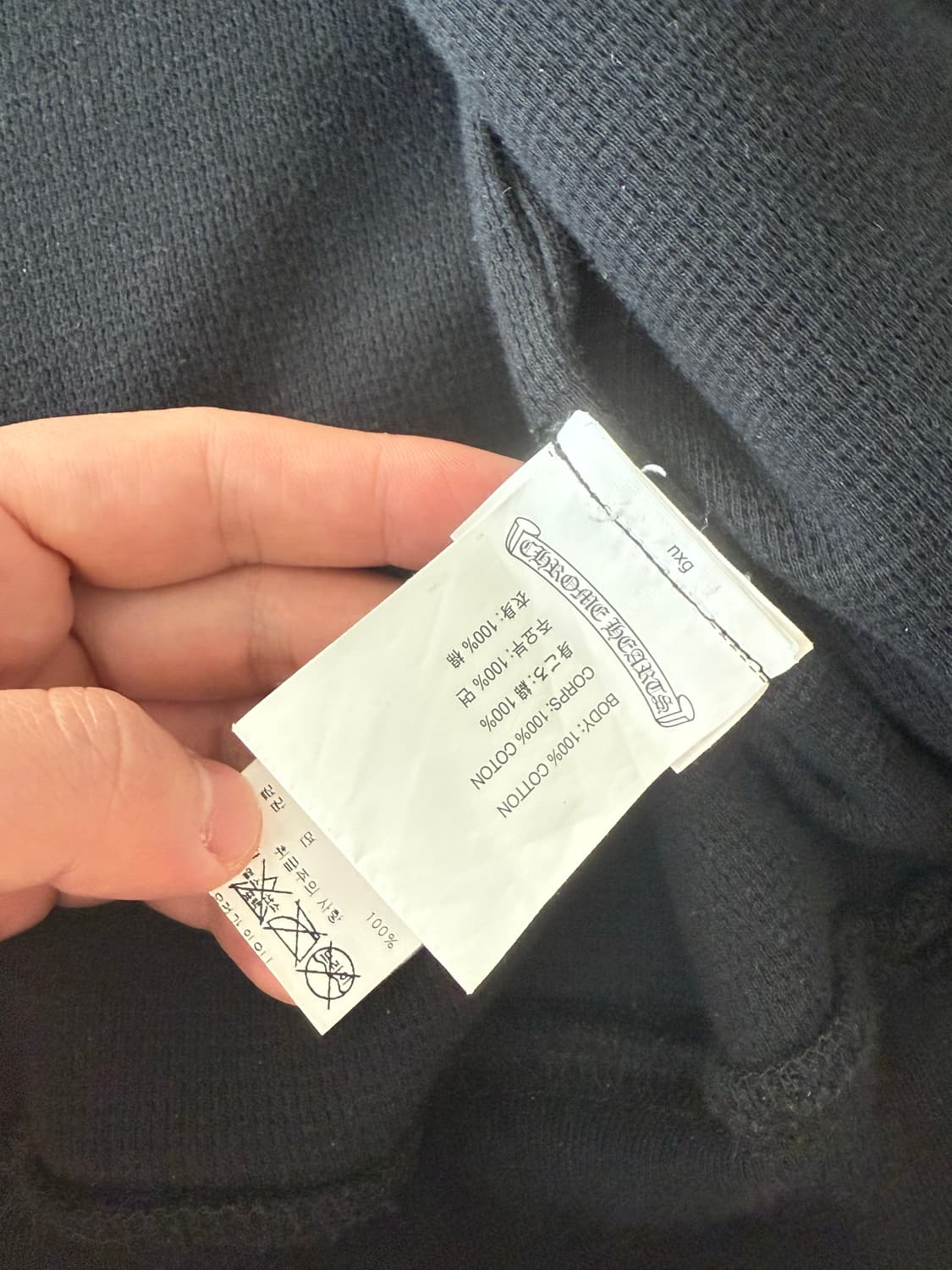 크롬하츠 헤비웨이트 롤스슈 후드집업 XXL 판매 상품이미지6