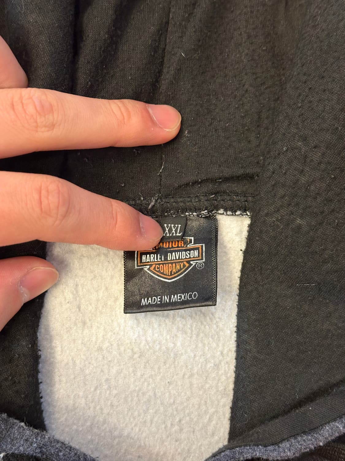 할리데이비슨 데미지드 후드티 XXL 상품이미지3