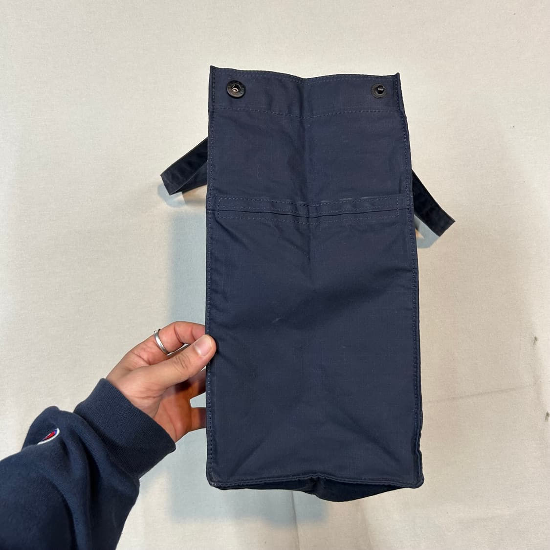 요시다 포터 큐브 립스탑 네이비 숄더백 토트백 상품이미지6