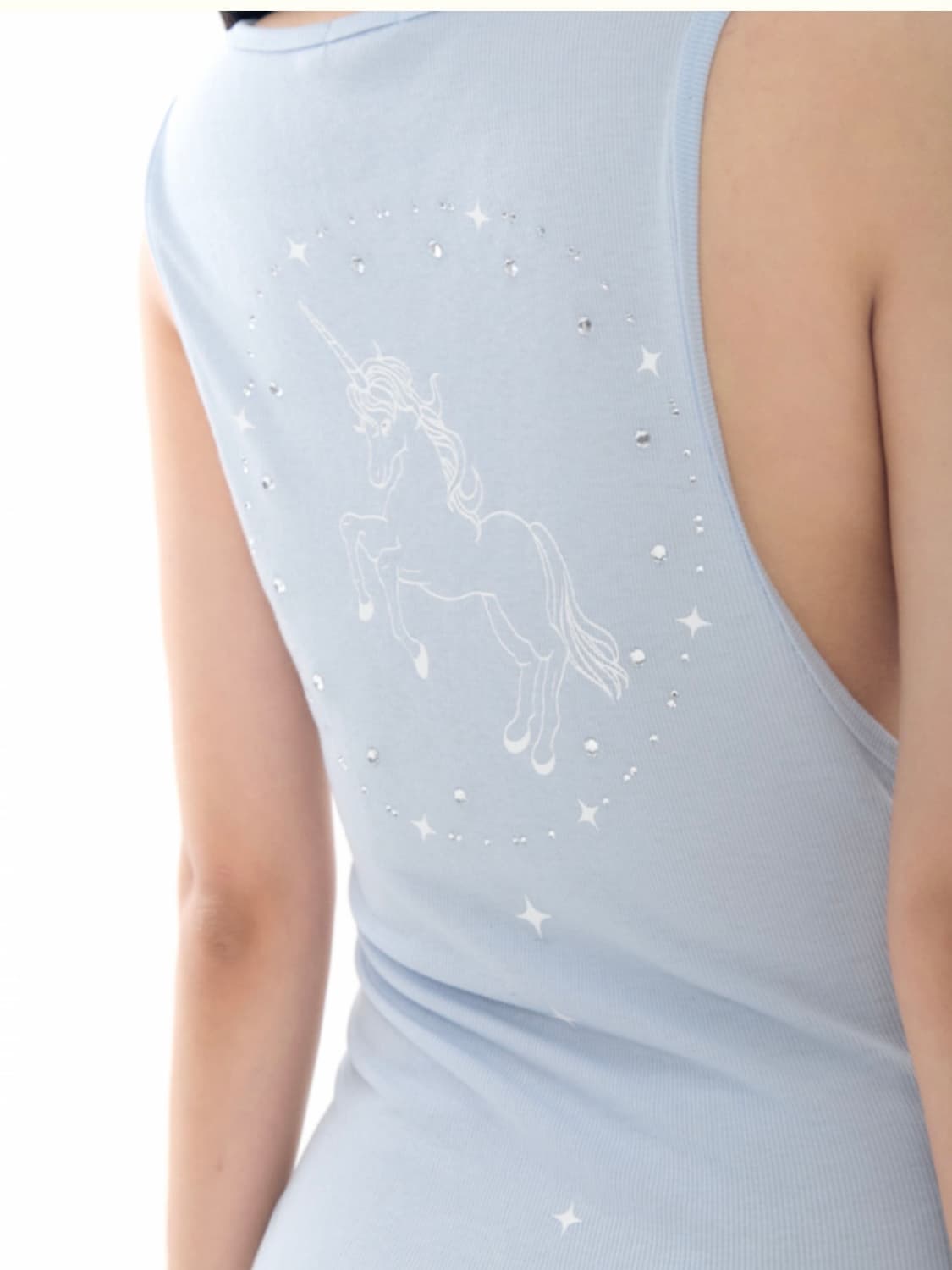 아우닝 aouning unicorn sleeveless 원피스 상품이미지2
