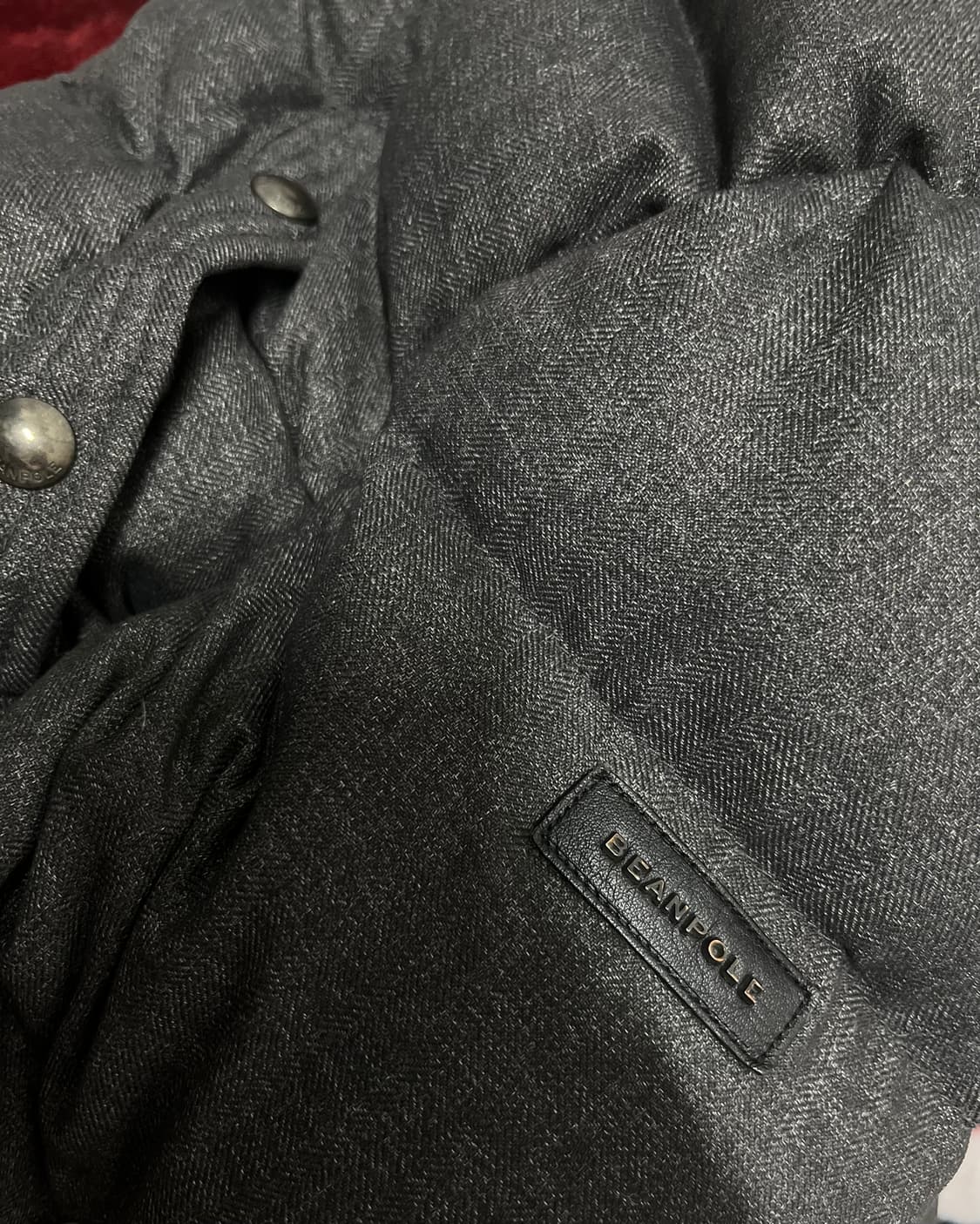 빈폴 헤링본 구스다운 패딩 105 상품이미지5