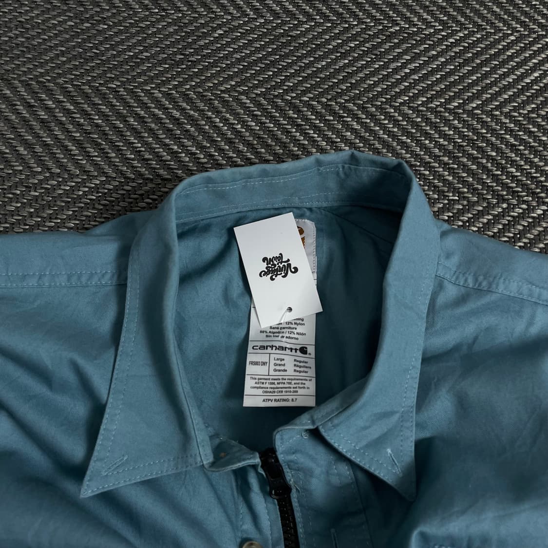 칼하트 크롭 리메이크 투웨이 셔츠 자켓o 3279 상품이미지4