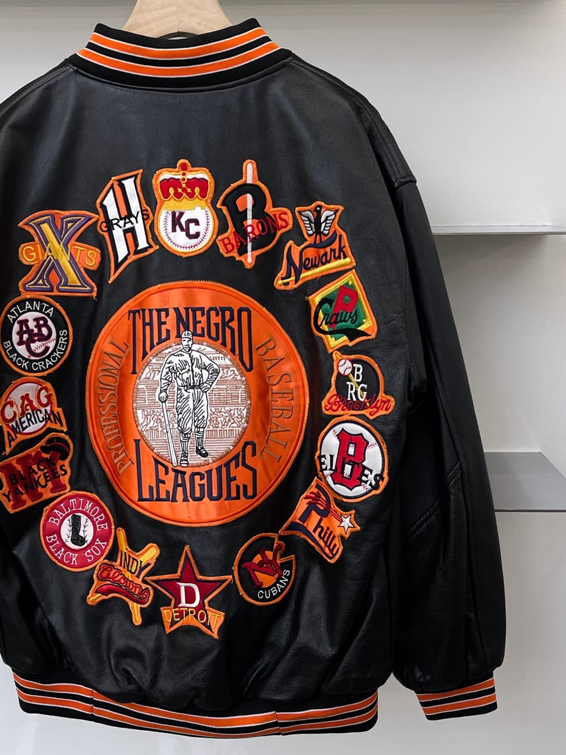U.S America The Negro Leagues 레더자켓 상품이미지1