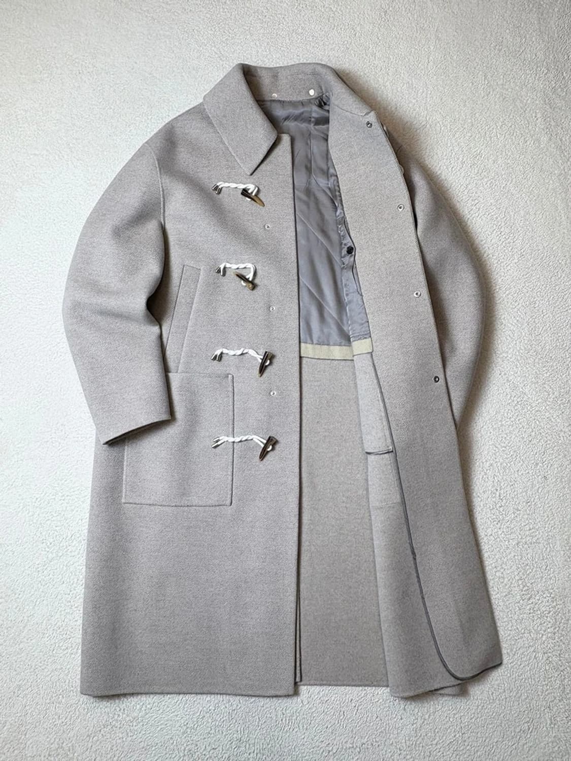 알레그리 신슐레이트 하이엔드 울 더플 코트 PN6530 상품이미지2