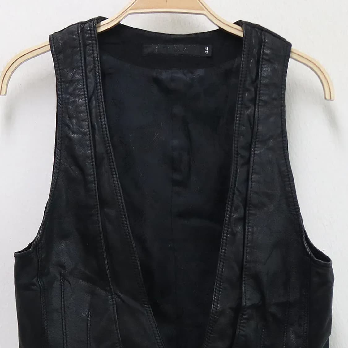 FUGA GOAT LEATHER 고스로리 가죽 베스트 60719 상품이미지3