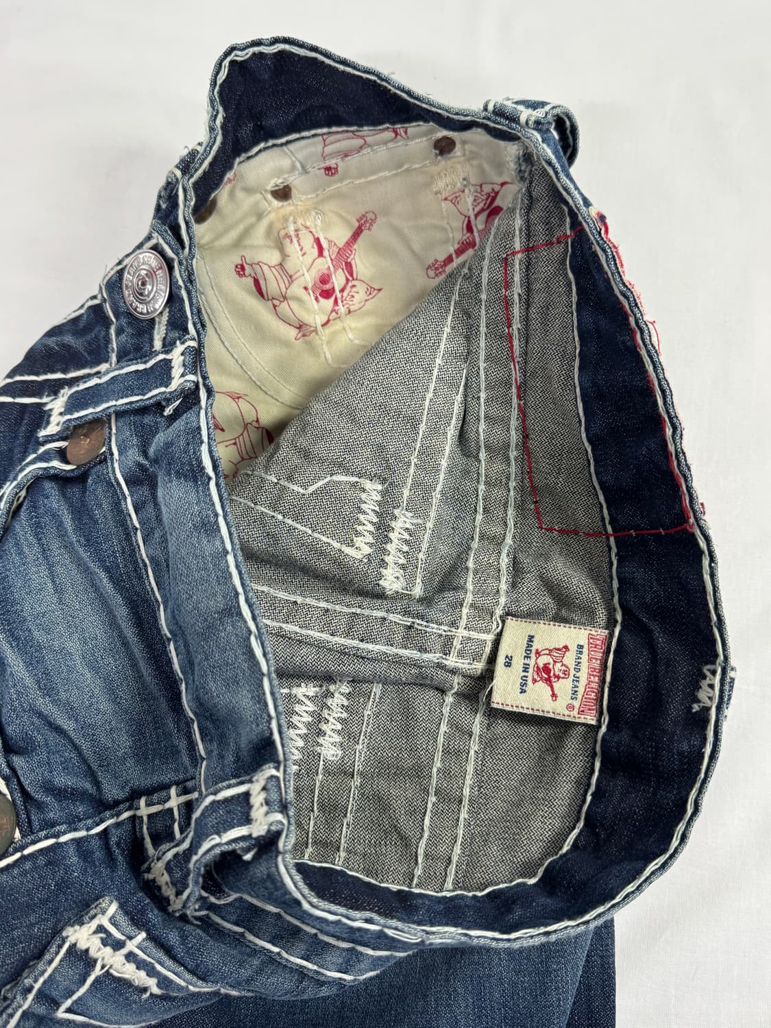 트루릴리젼 부츠컷 워싱 데님팬츠 28 상품이미지7