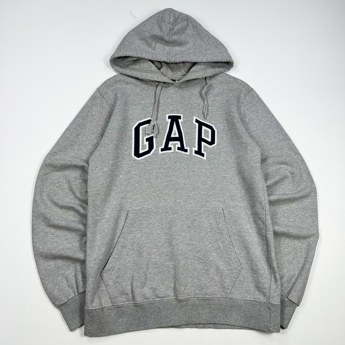 갭 GAP 빅로고 그레이 후드 티 (L) 상품이미지2