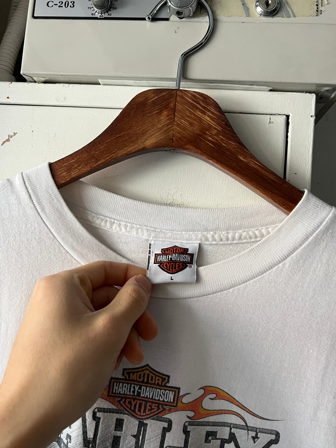 [L]할리데이비슨 Made in USA Dallas 롱슬리브 티셔츠 상품이미지3