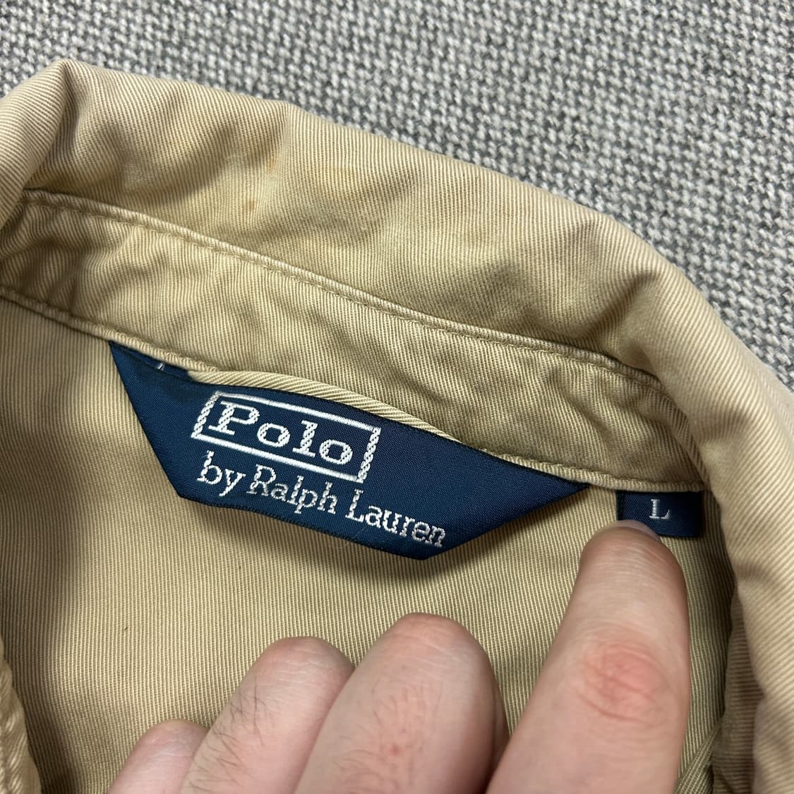 폴로 베이지 스윙톱 자켓(L) 상품이미지2