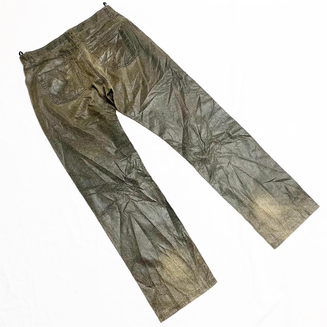 AMORE PURO - 크랙클 레더 팬츠 상품이미지3