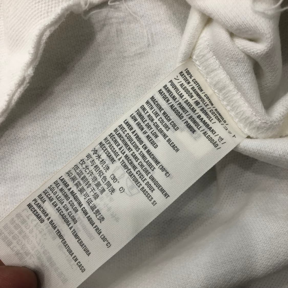 XXL 아베크롬비 빅로고 화이트 PK 카라 반팔 티셔츠 상품이미지4