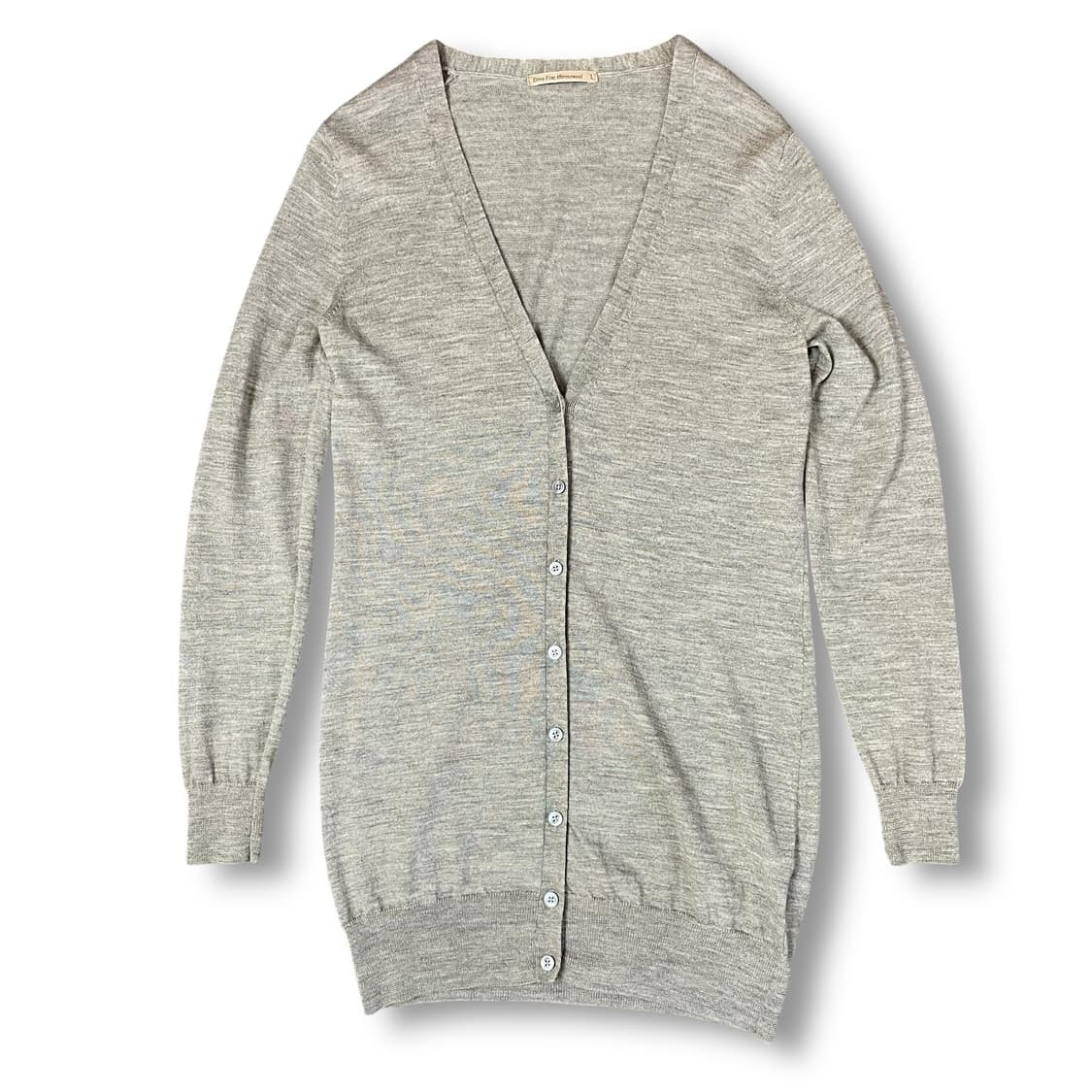 유니클로 그레이 울 니트 가디건 L 상품이미지1