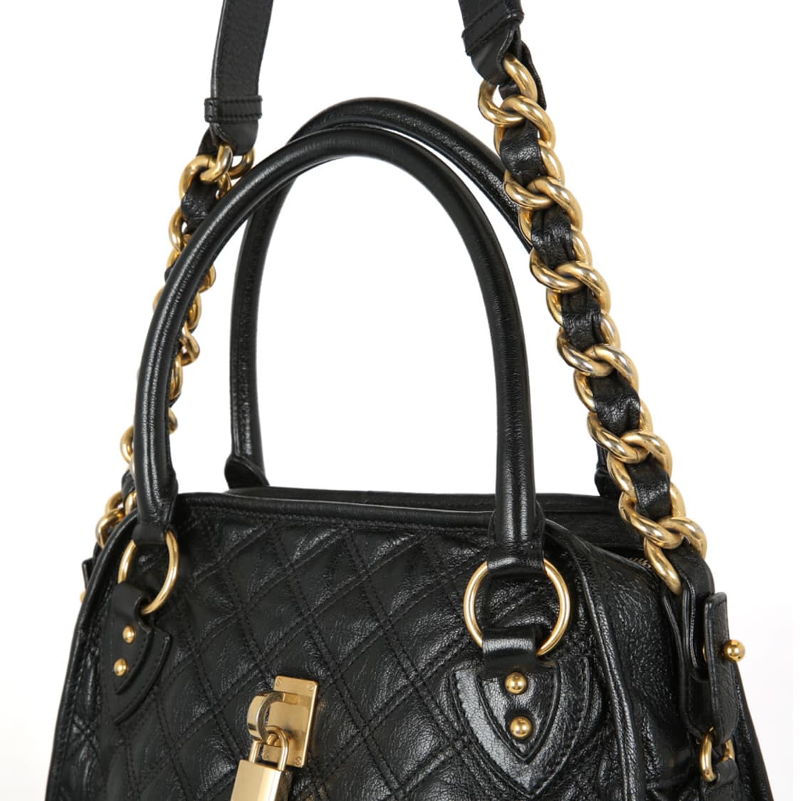 마크제이콥스 스탐백 퀼팅 블랙 금장 체인 숄더 상품이미지7