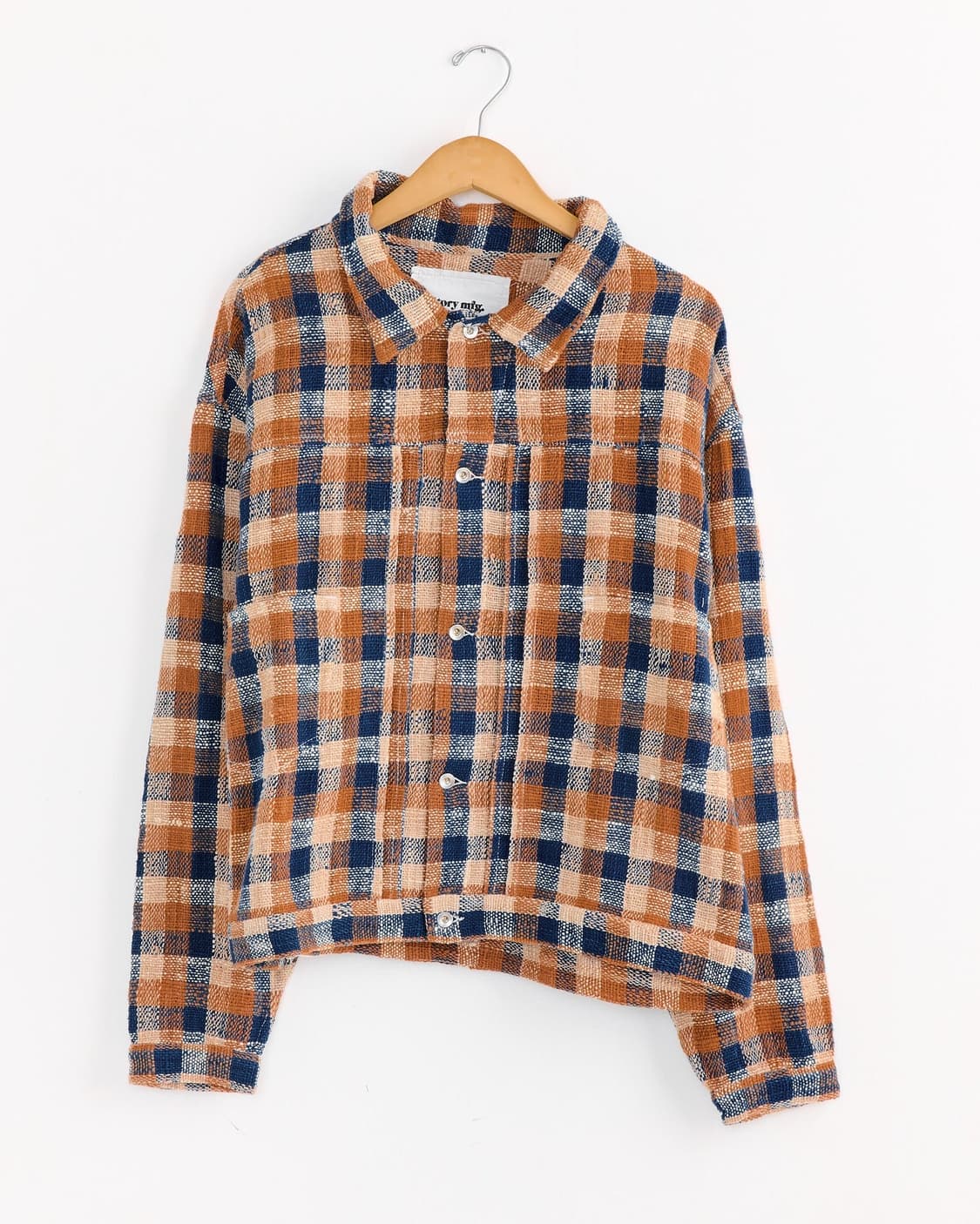 스토리 mfg 체크 선데이 자켓 L 상품이미지1