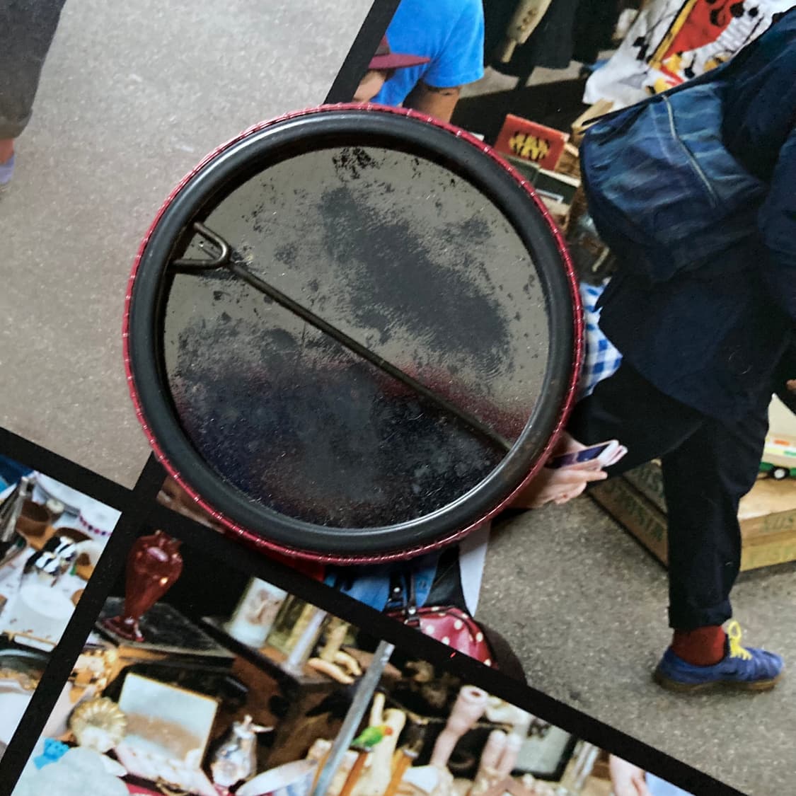 빈티지 wigan 레터링 프린팅 핀 버튼 뱃지 브로치 악세사리 상품이미지2