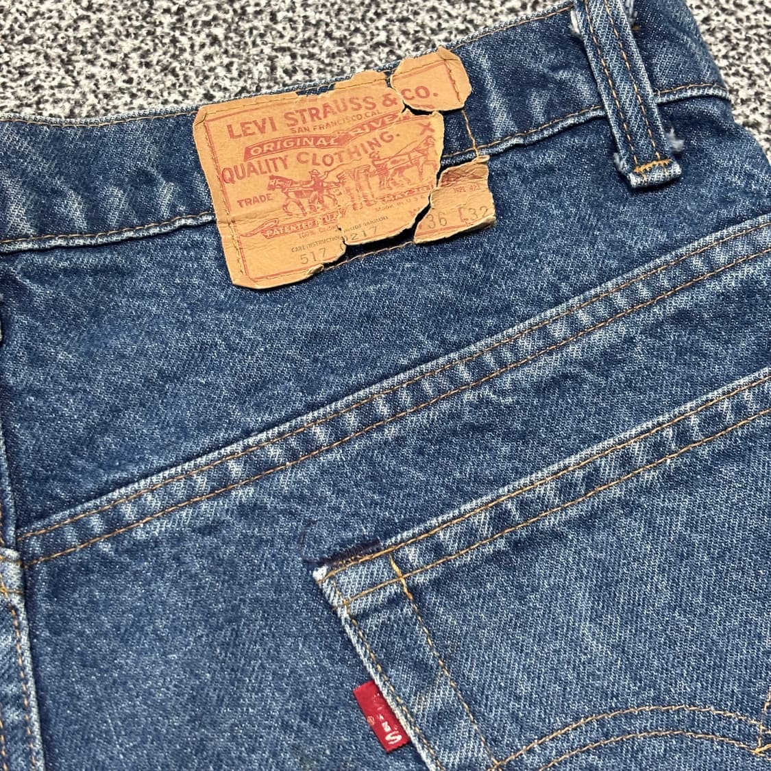 80s 빈티지 리바이스 517 66 후기 허리44cm 상품이미지6