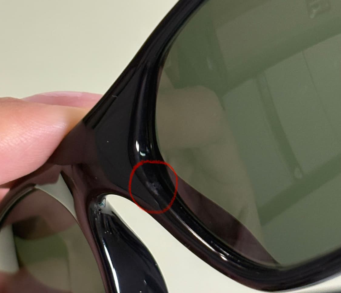 레이밴 대디오 블랙 제니 선글라스 상품이미지3