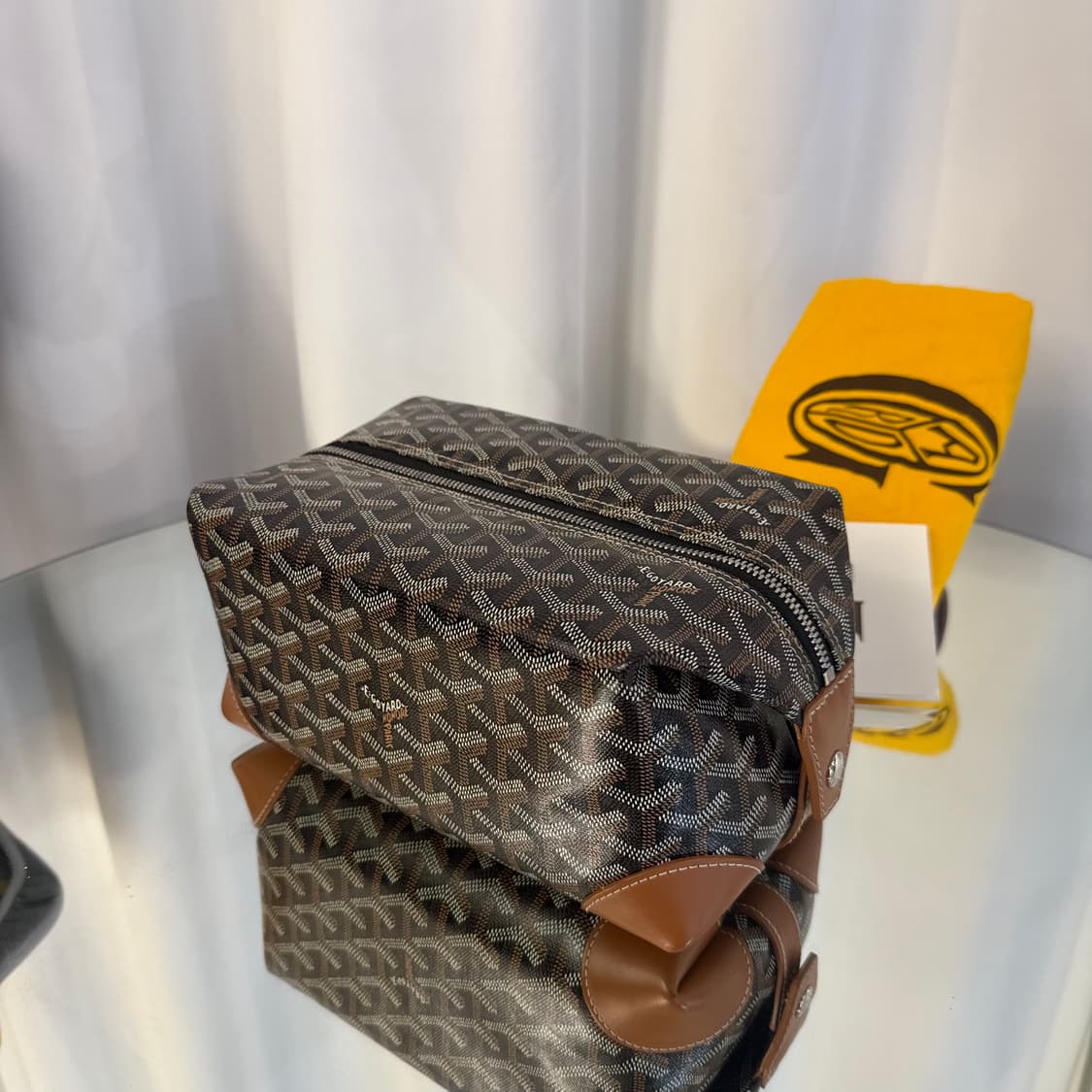 [정품] 고야드 보잉 25 토일렛 백 블랙 탄 상품이미지8