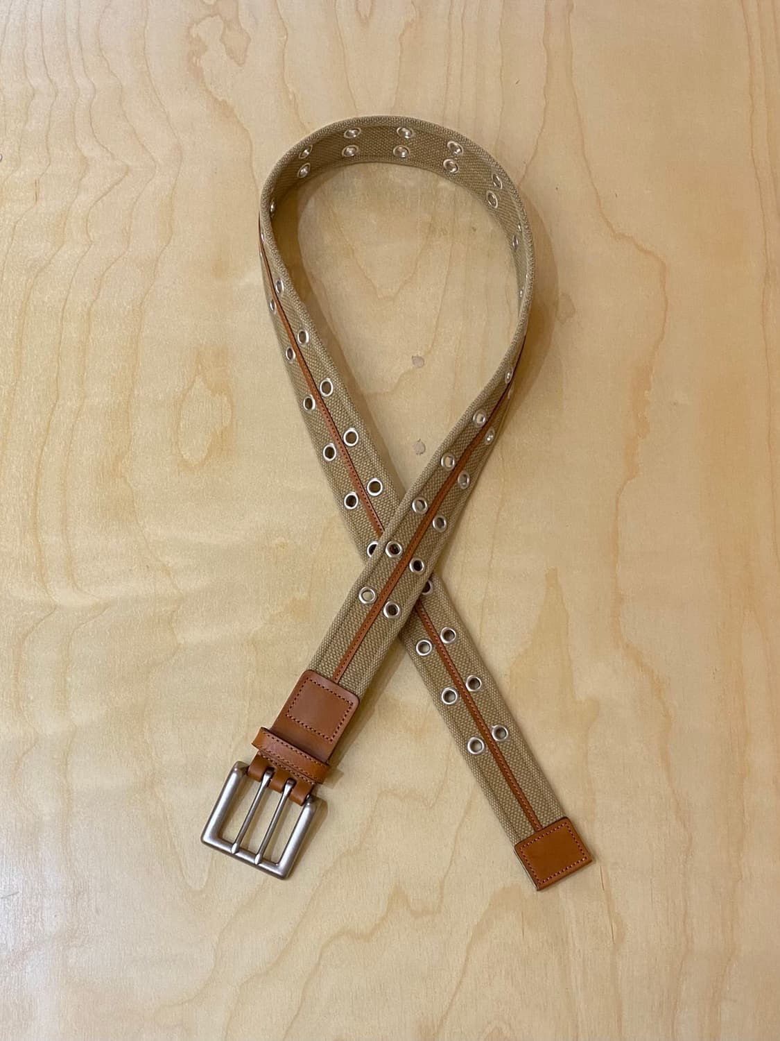 VTG double eyelet belt 빈티지 더블 아일렛 벨트 상품이미지2