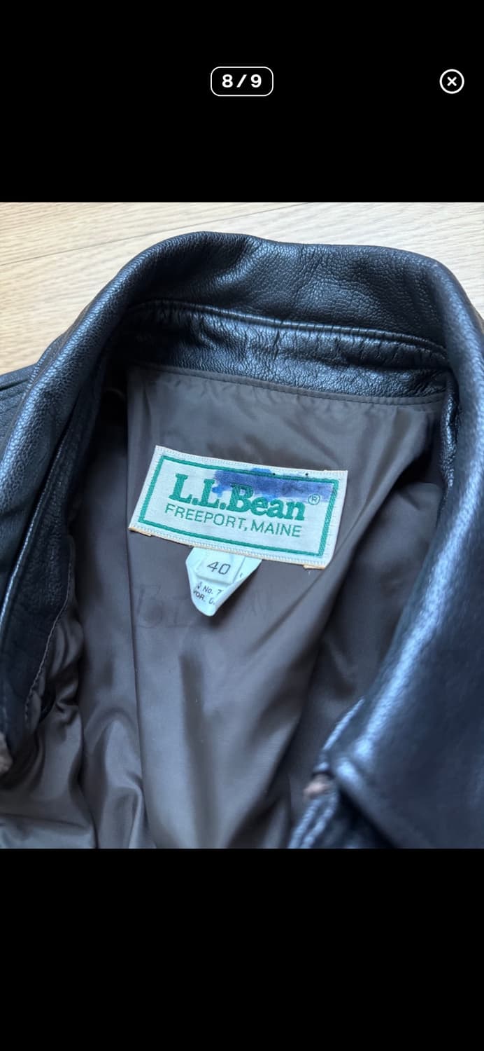 80s goat skin LL Bean jacket 상품이미지7