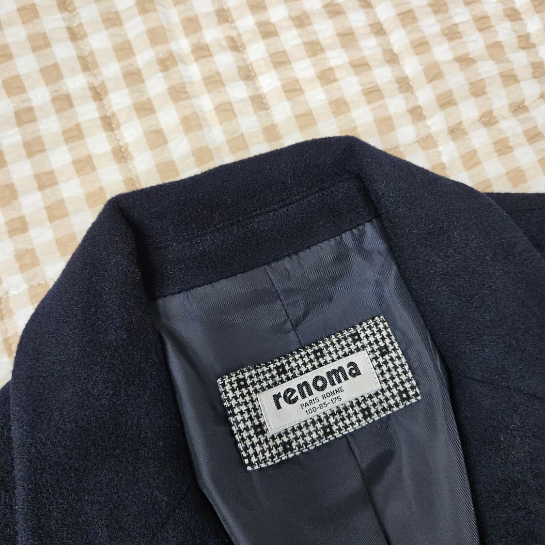 레노마 울 캐시미어 코트 자켓 남자100 상품이미지2