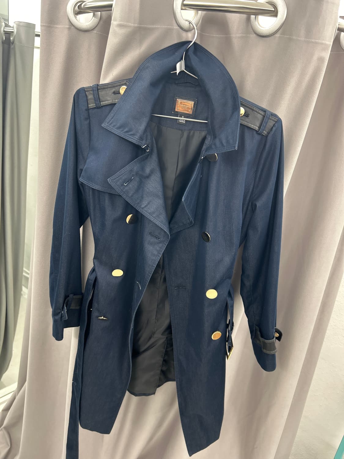 돌체앤가바나 데님코티드 트렌치코트 상품이미지5