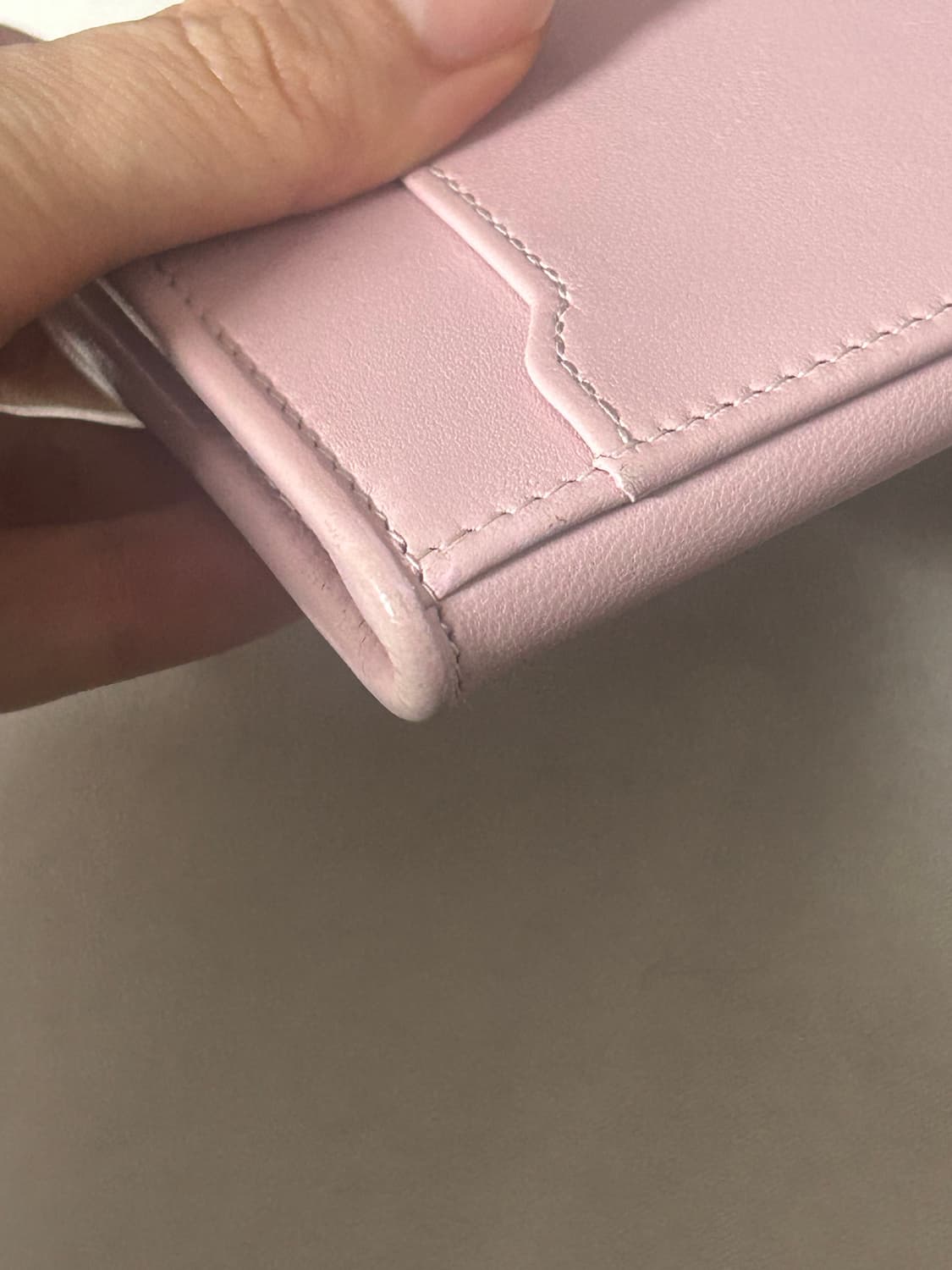정품] 미우미우 마틀라세 핑크 카드지갑 상품이미지6