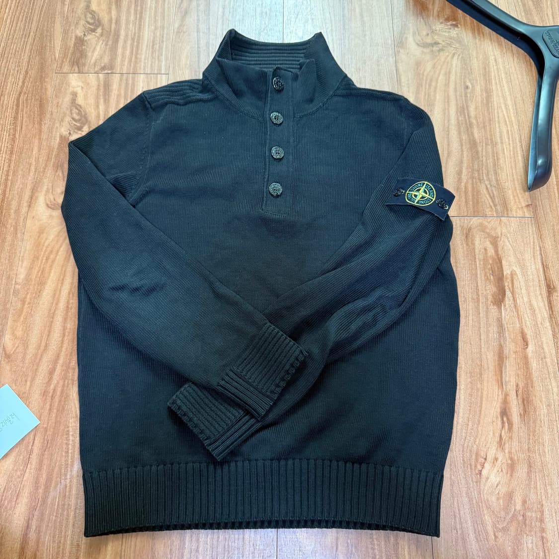 [XL] 90s 스톤아일랜드 아카이브 니트 반집업 상품이미지2