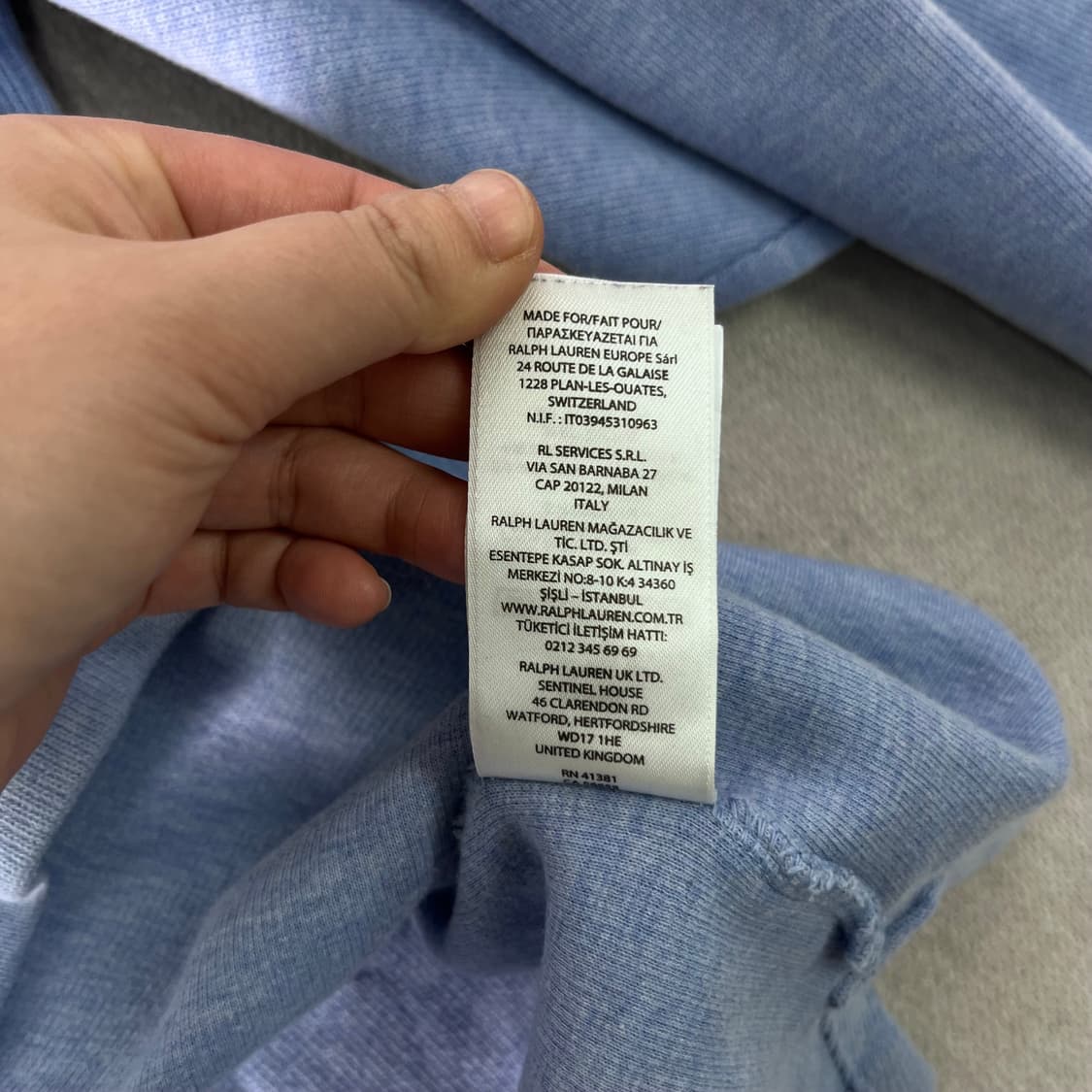 110 폴로랄프로렌 신형라벨 반집업 니트 상품이미지8