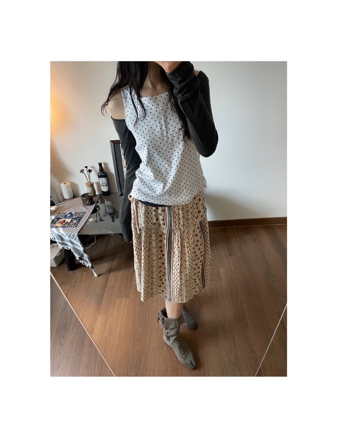 dot sleeveless 상품이미지5