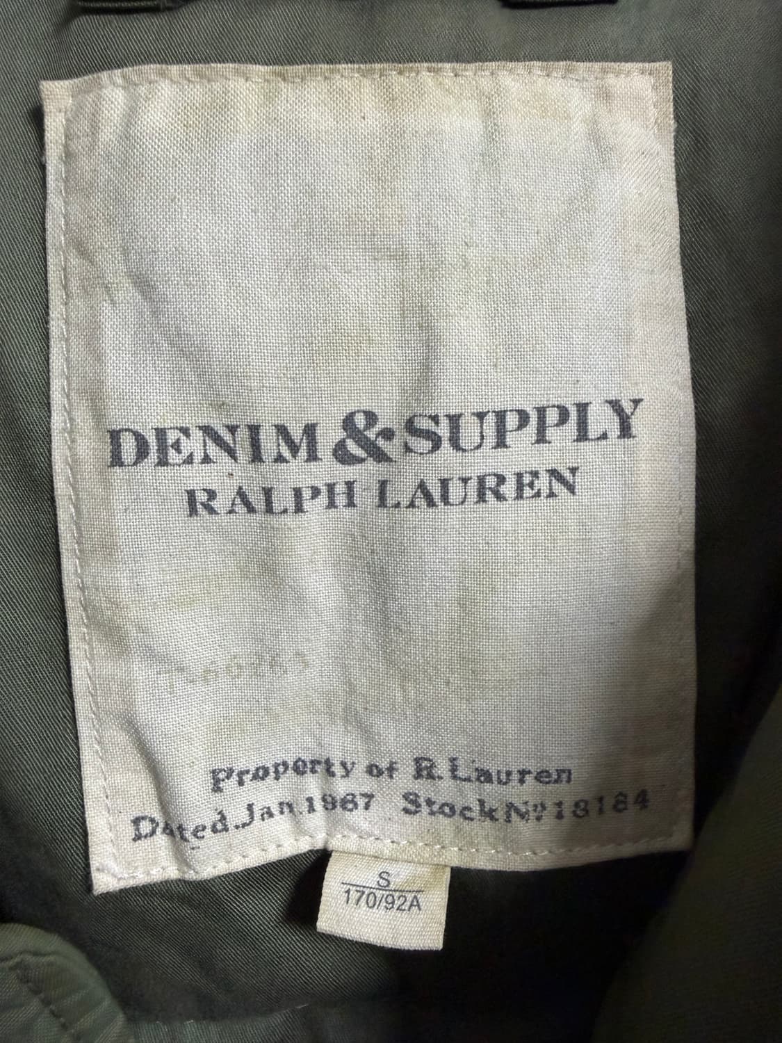 폴로 랄프로렌 데님엔 서플라이 n-3b 밀리터리 파카 상품이미지3