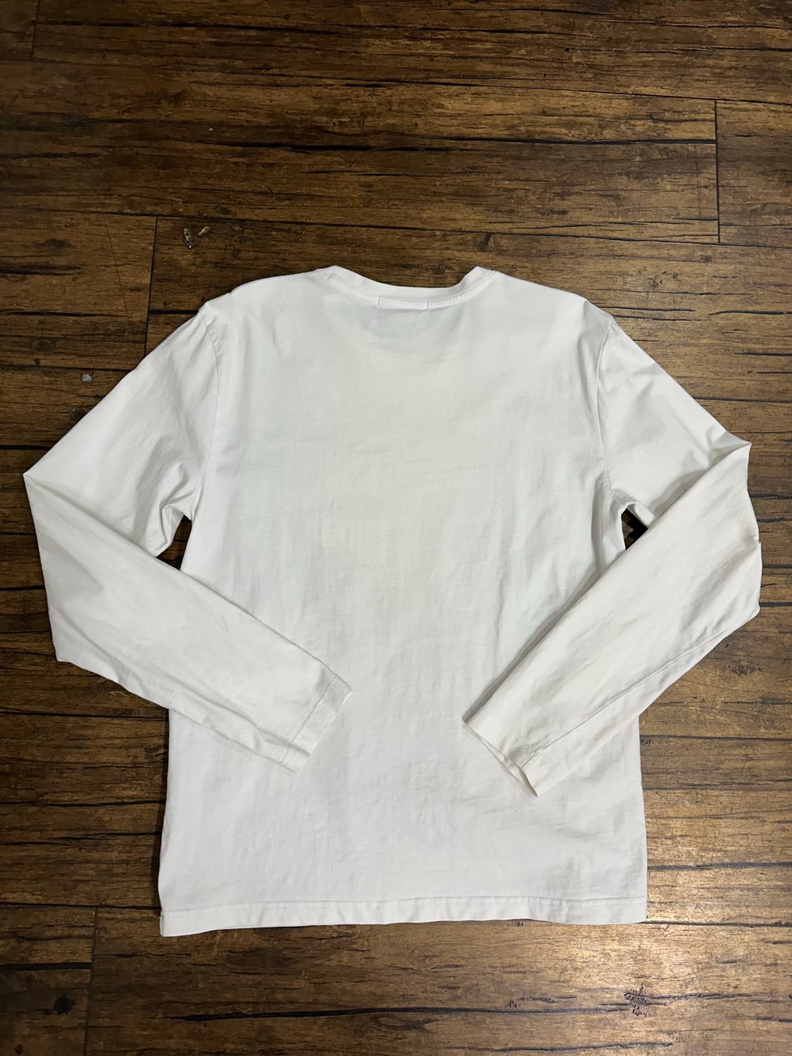 뱅뱅 흰색 프린팅 긴팔 빈티지티셔츠 95사이즈 상품이미지3