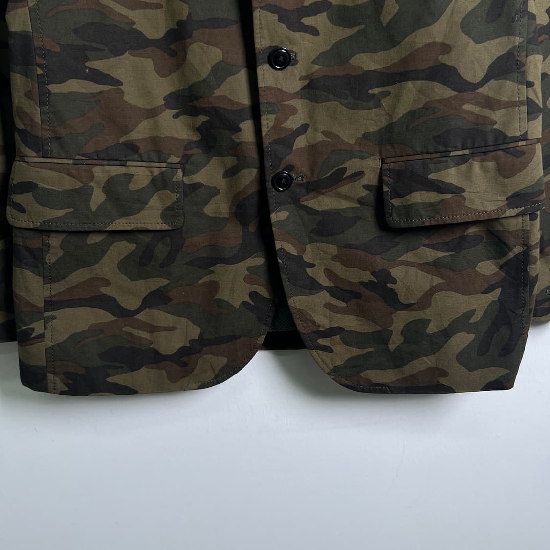 VTG 빈티지 카모플라쥬 블레이저 자켓 L 상품이미지5