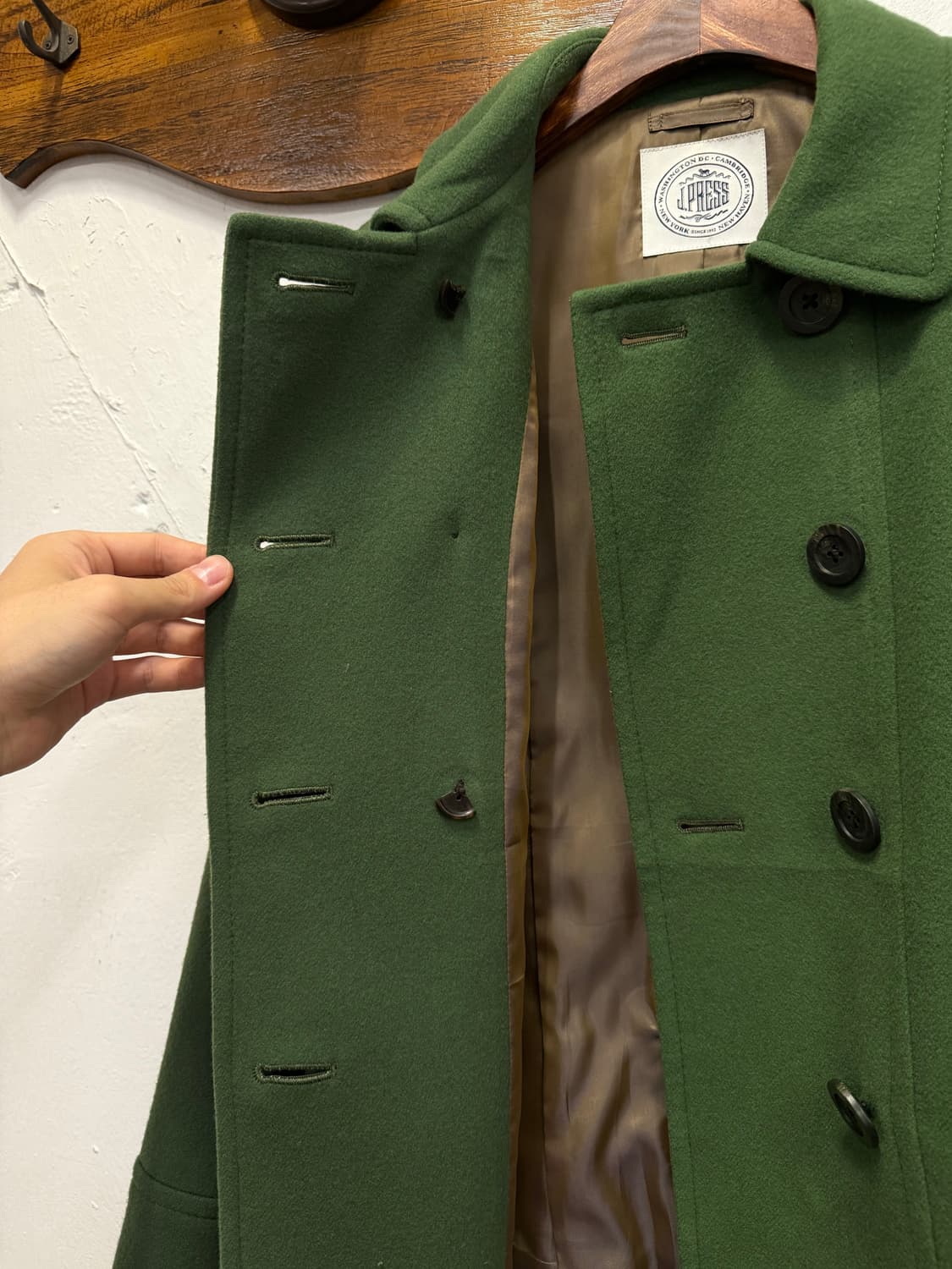 (55) J. Press Wool Double-Breasted Short 상품이미지5