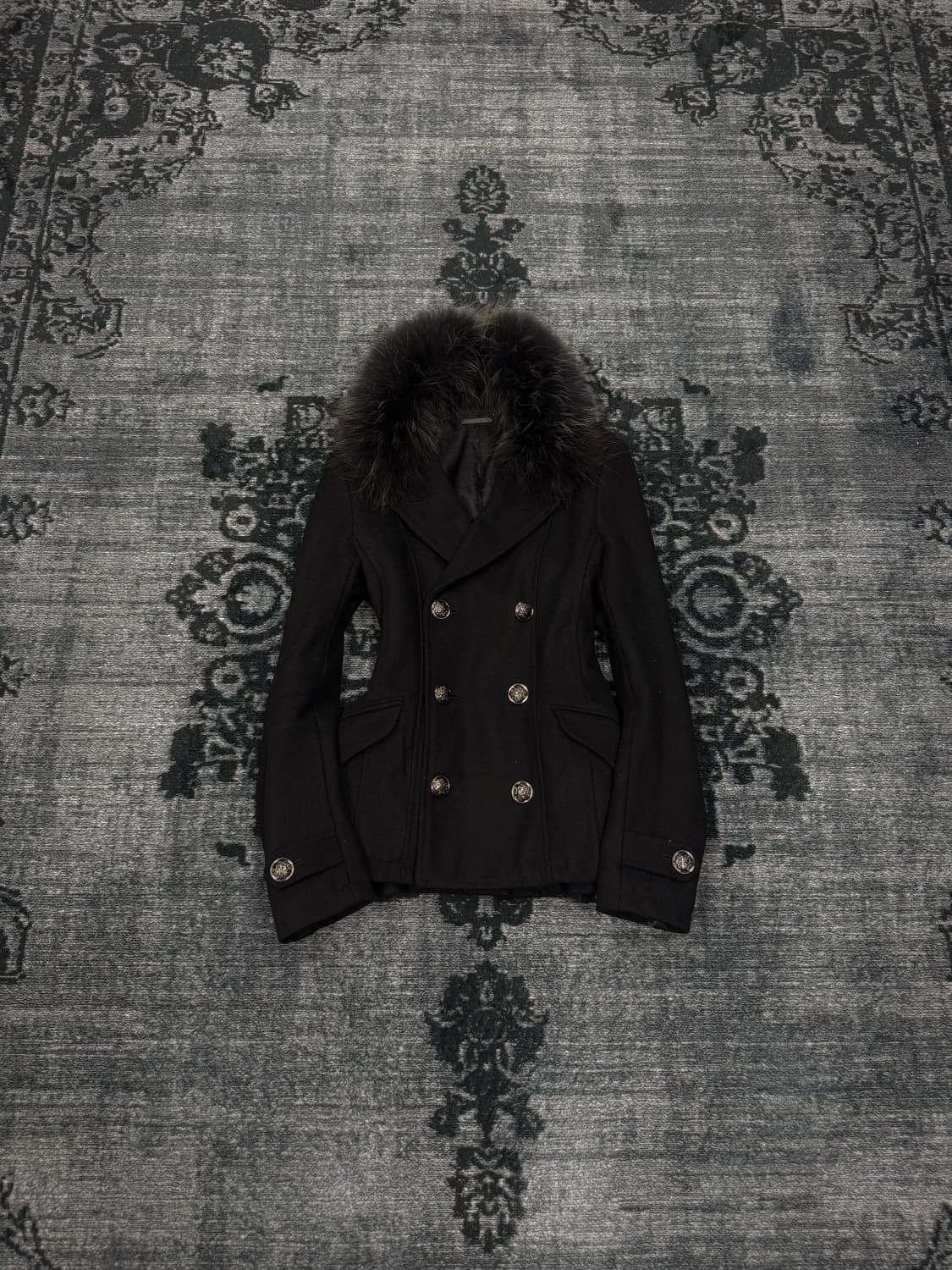 Gostar de fuga trimming fur double jacke 상품이미지1