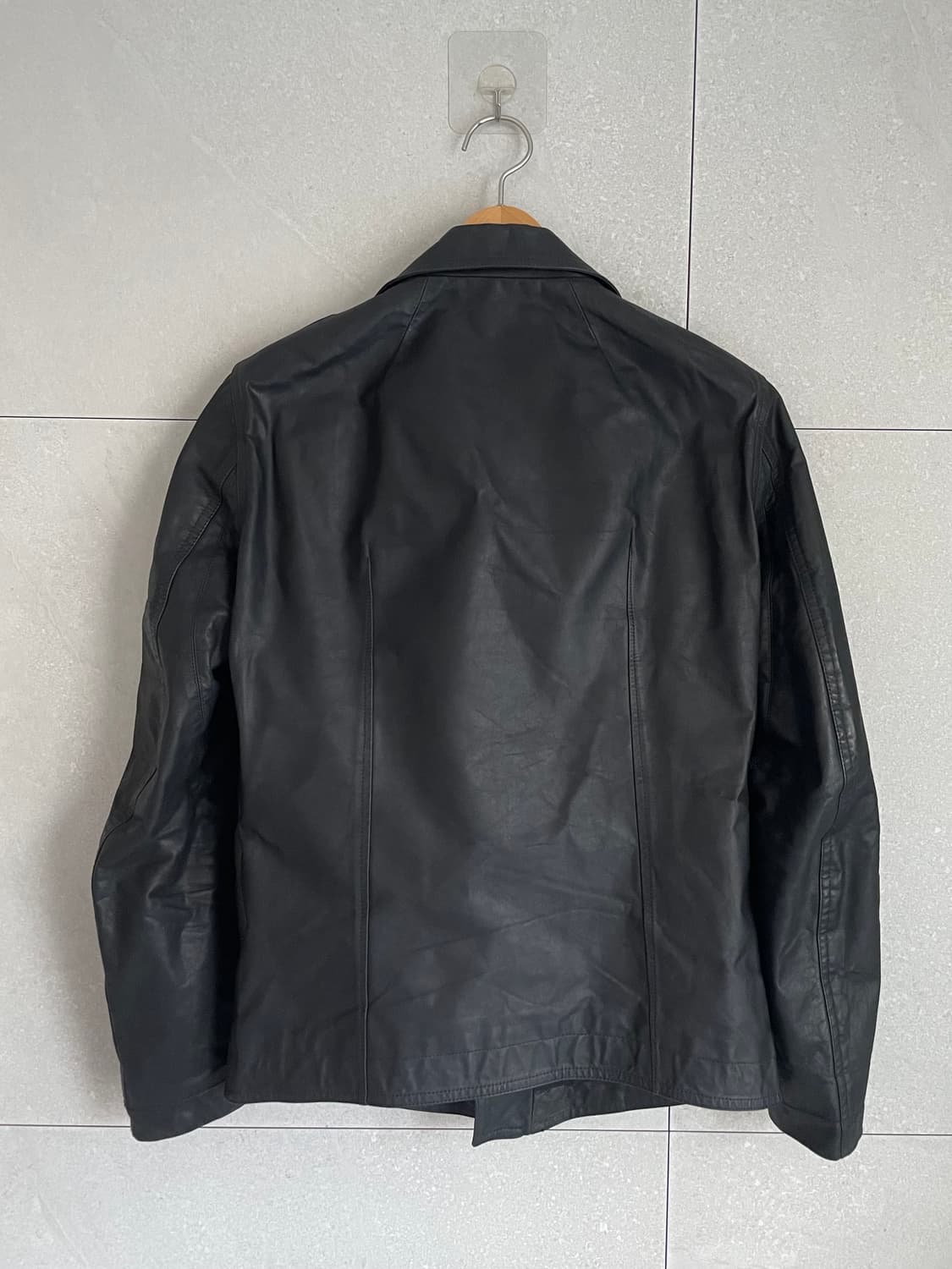 릭오웬스 16ss 스투지 레더 바이커 자켓 상품이미지7