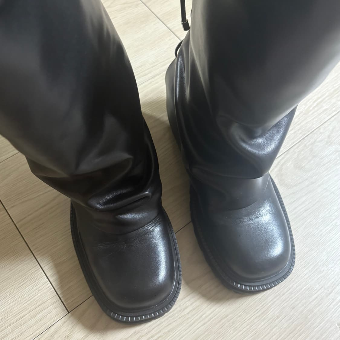 트리밍버드 Folded Lace-up Cowhide Boots 230 상품이미지10