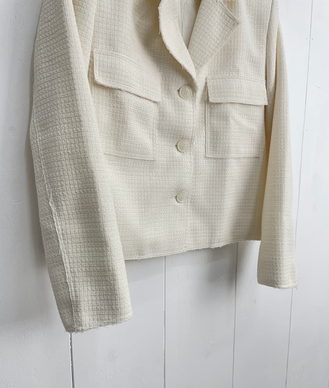 윈섬(WINSOME) 크롭 트위드 포켓 자켓 상품이미지4