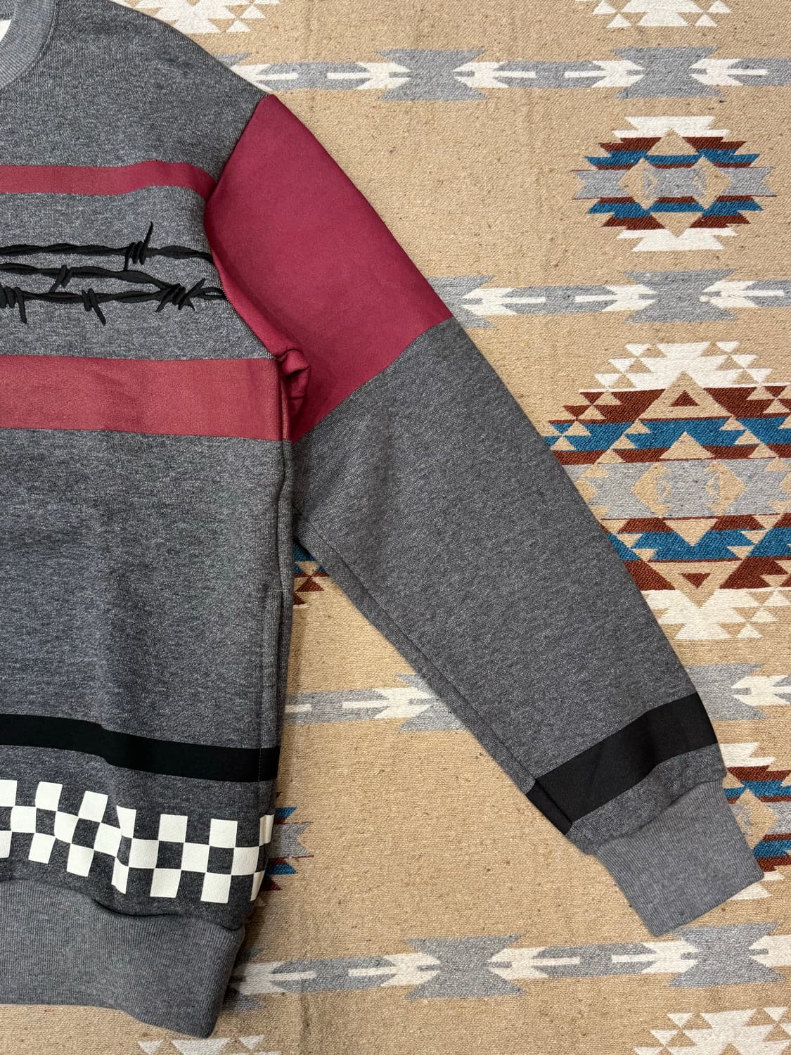 [3][L] 언더커버 와이어 체커 스웻 셔츠  24FW 상품이미지4