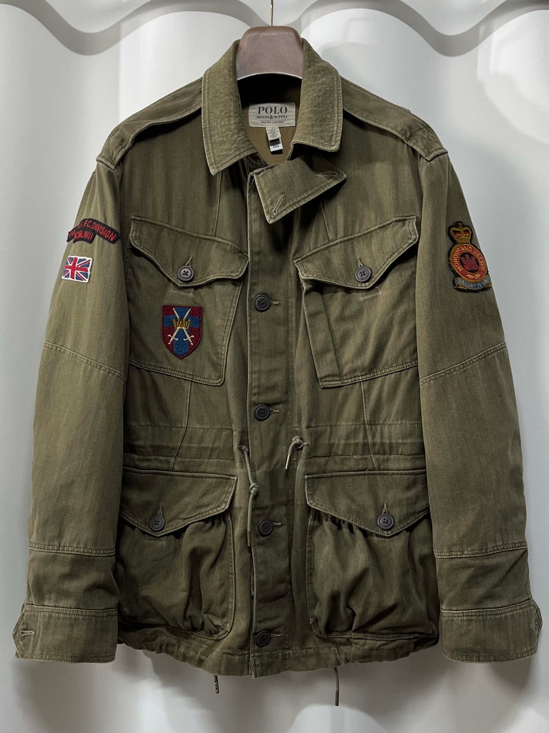 폴로 랄프로렌 hbt 아이코닉 브리티쉬 밀리터리 유니언잭 필드자켓 상품이미지1